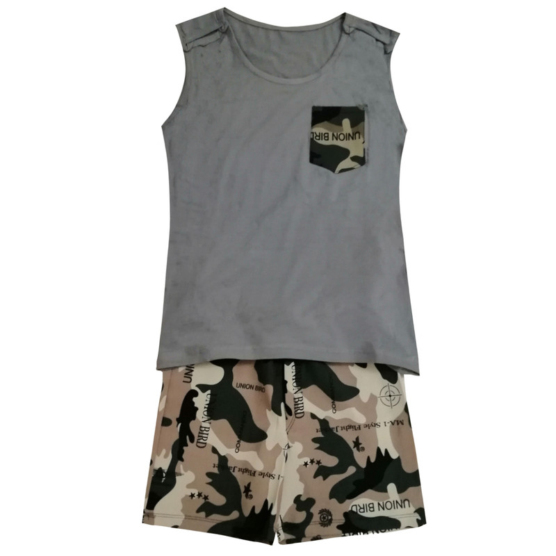 ست تاپ و شلوارک زنانه مدل T4