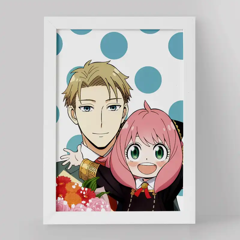 تابلو خندالو مدل آنیا و لوید فورجر انیمه اسپای ایکس فمیلی کد 15551