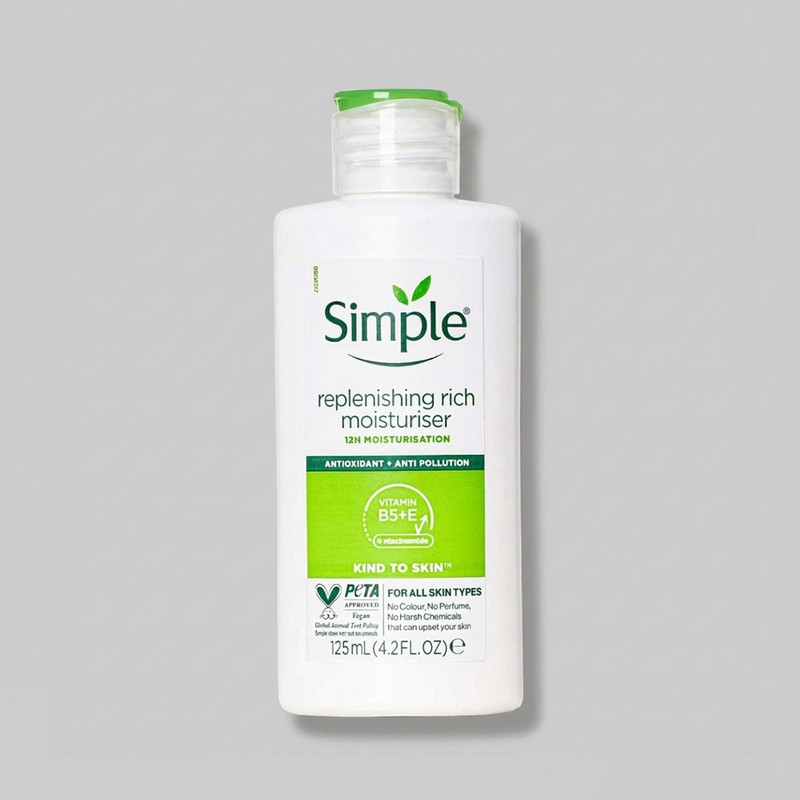 کرم آبرسان سیمپل مدل Skin Smoothing Actives حجم 125 میلی‌لیتر