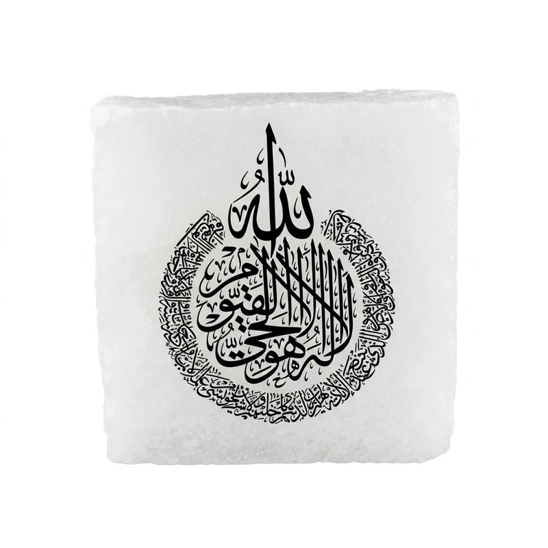 سنگ نمک دکوری مدل مربعی کد ۸۵