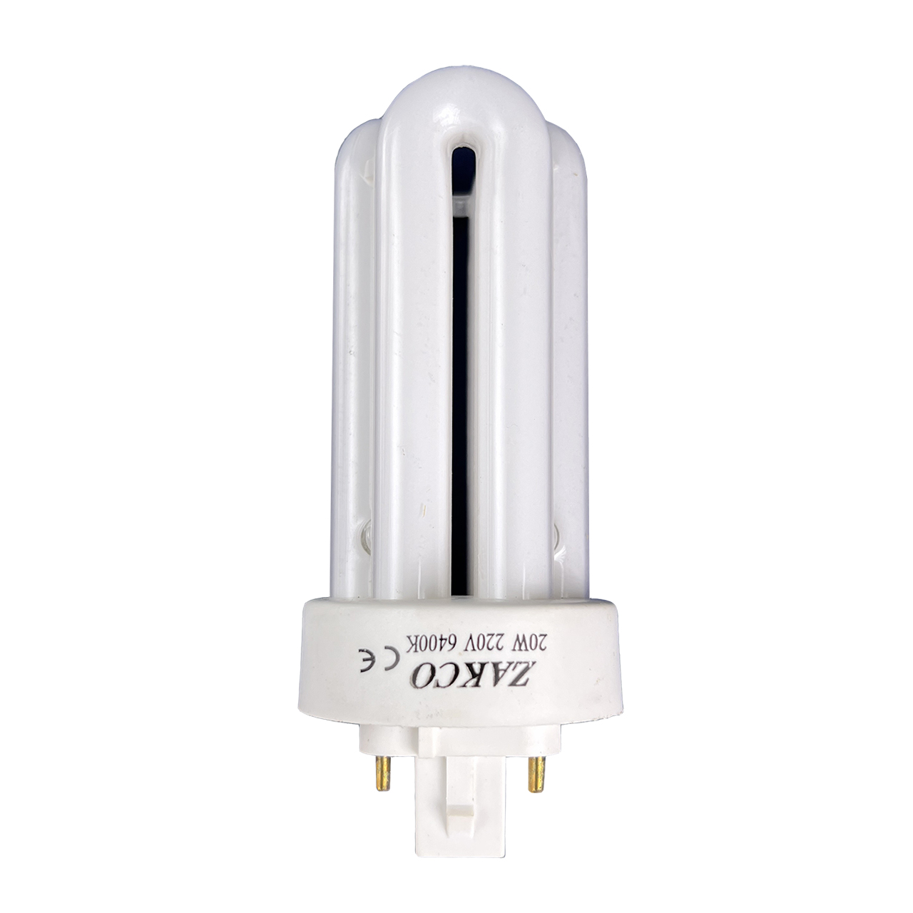 لامپ کم مصرف 20 وات زاککو مدل 2 یو 4 پین پایه G24q