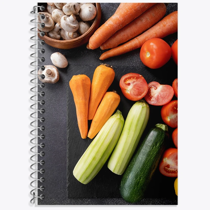 دفتر لغت 50 برگ خندالو طرح سبزیجات کد F2367