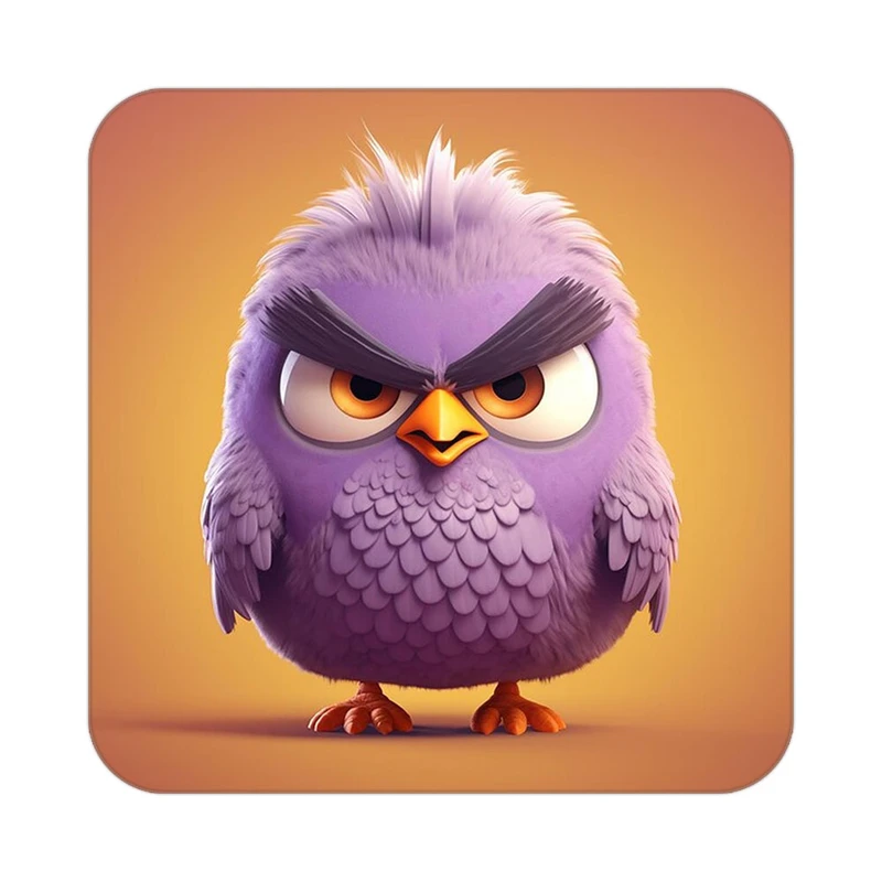 زیر لیوانی کاکتی طرح حیوانات کارتونی مدل mp27515