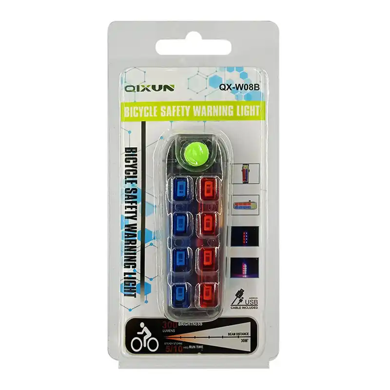 چراغ دوچرخه مدل QX-W08B پلیسی