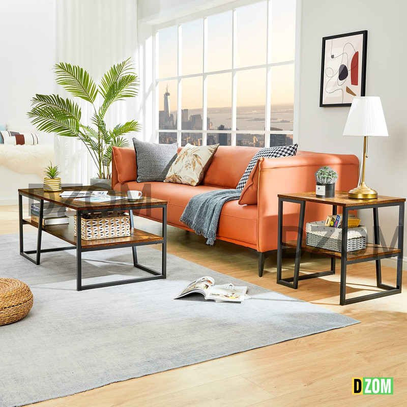 میز تلفن دیزم مدل TEL_J100_45_BRN