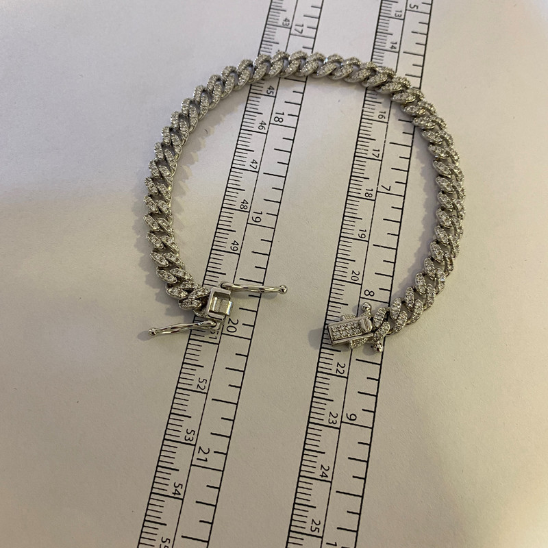 دستبند نقره زنانه مدل B3196 دستبند نقره زنانه مدل B3196