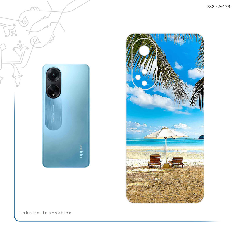 برچسب پوششی ماهوت مدل Beach مناسب برای گوشی موبایل اپو A98