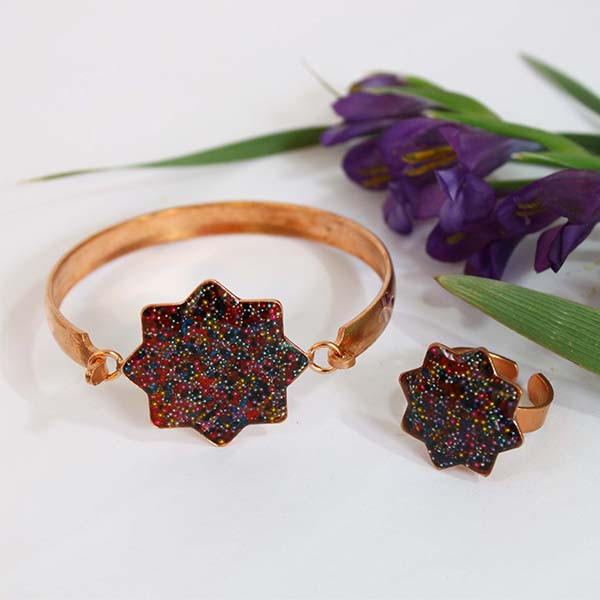 نیم ست زنانه مدل هفت رنگ کد JW249