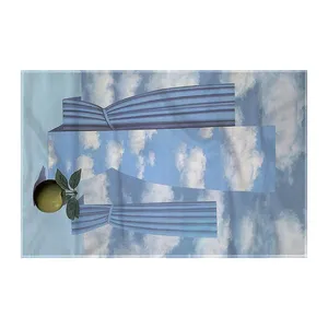 کاغذ کادو ترمه طراحان ایده مدل دنیای زیبا از ماگریت کد art0368 