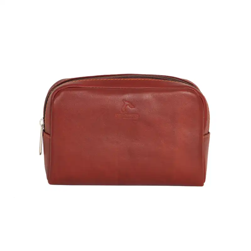 کیف لوازم آرایش زنانه چرم بارز مدل DM92