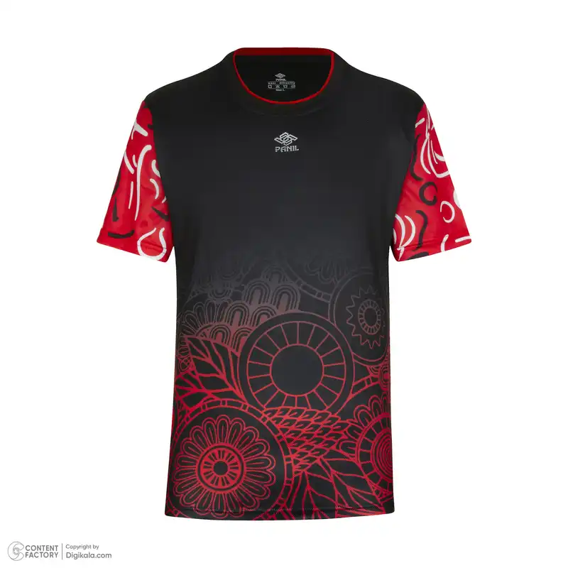 ست تی شرت و شلوارک ورزشی مردانه پانیل کد 515BK