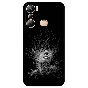 Megafone Face Sketch 7423 Cover For Infinix Hot 20i