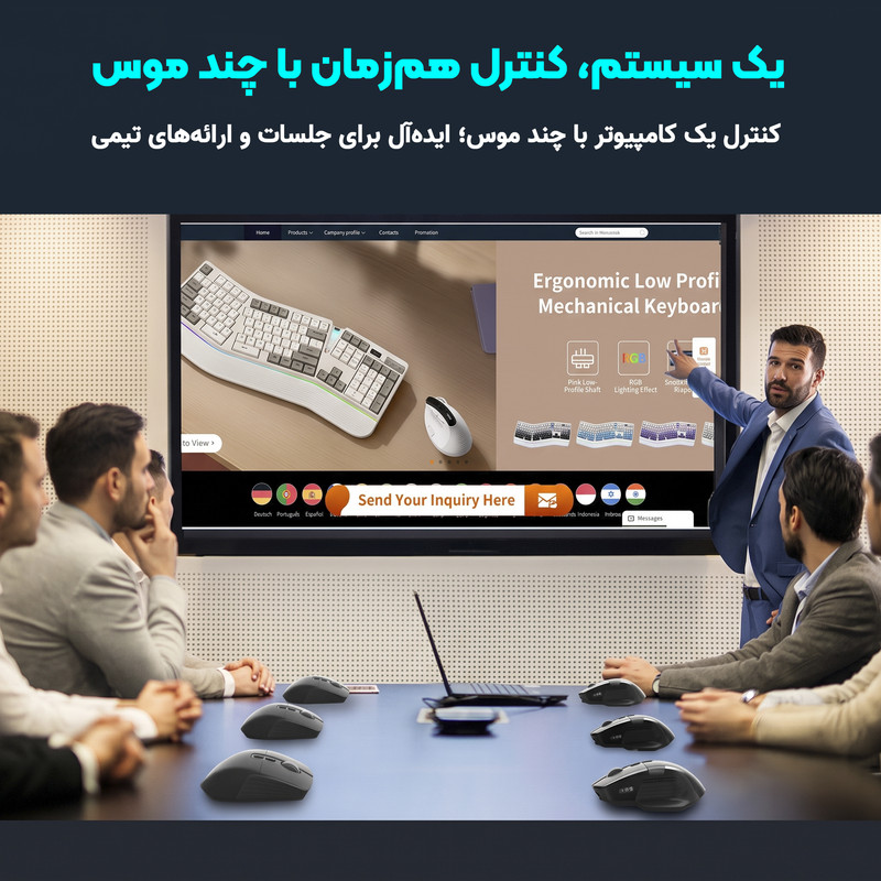 ماوس بی سیم ایسر مدل OMR257