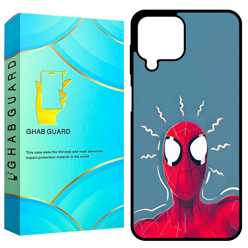 کاور قاب گارد طرح اسپایدر من مدل GCHPA12 مناسب برای گوشی موبایل سامسونگ Galaxy A12 / A12 Nacho / M12   
