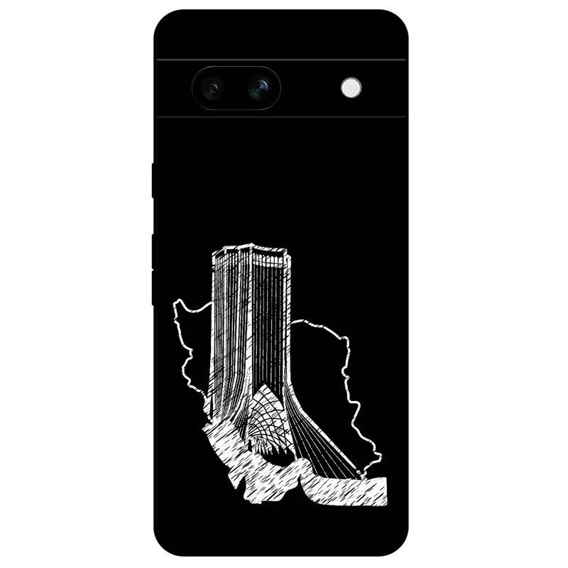 کاور مگافون طرح برج آزادی مدل 1628 مناسب برای گوشی موبایل گوگل Pixel 7A