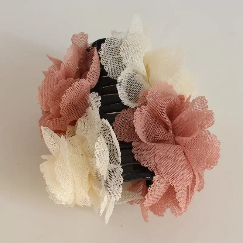 کلیپس مو زنانه مدل گلدار دایار