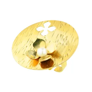 انگشتر زنانه طرح گل مدل 15211