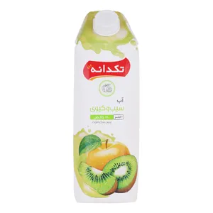 آب سیب و کیوی تکدانه - 1 لیتر