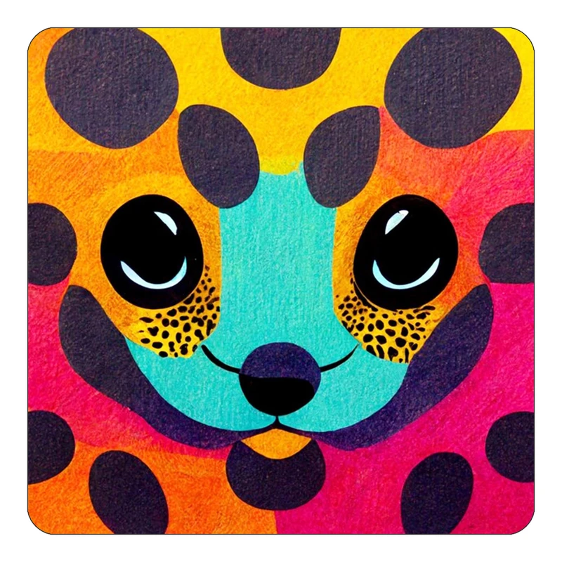 مگنت کاکتی طرح حیوانات رنگی مدل mp25935