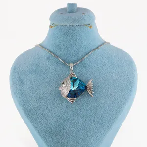 گردنبند زنانه مدل ماهی کد N421E