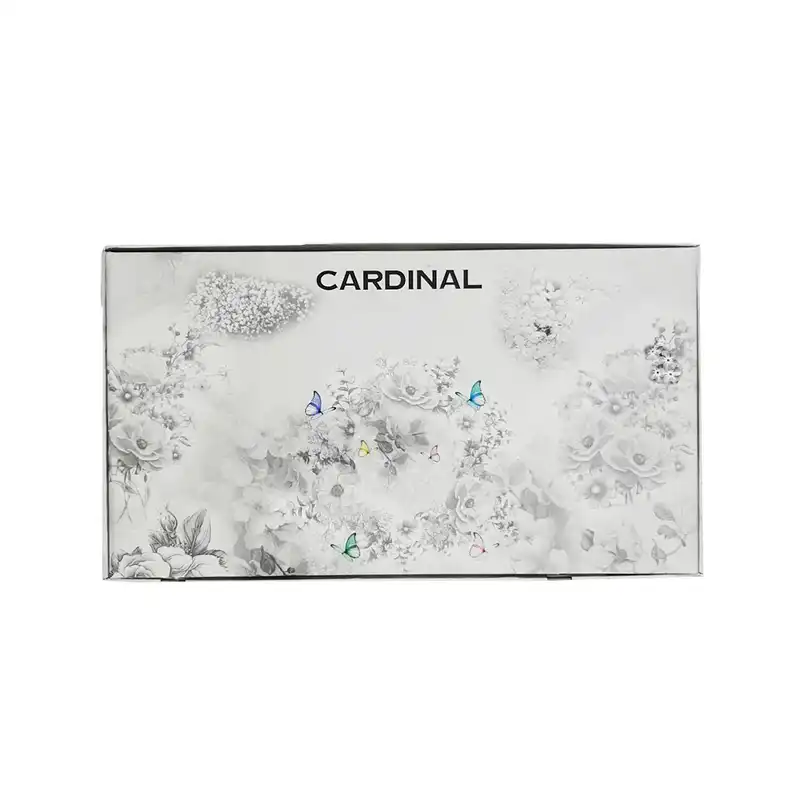 سرویس حوله پالتویی 10 تکه کاردینال مدل گلایل کد 1115