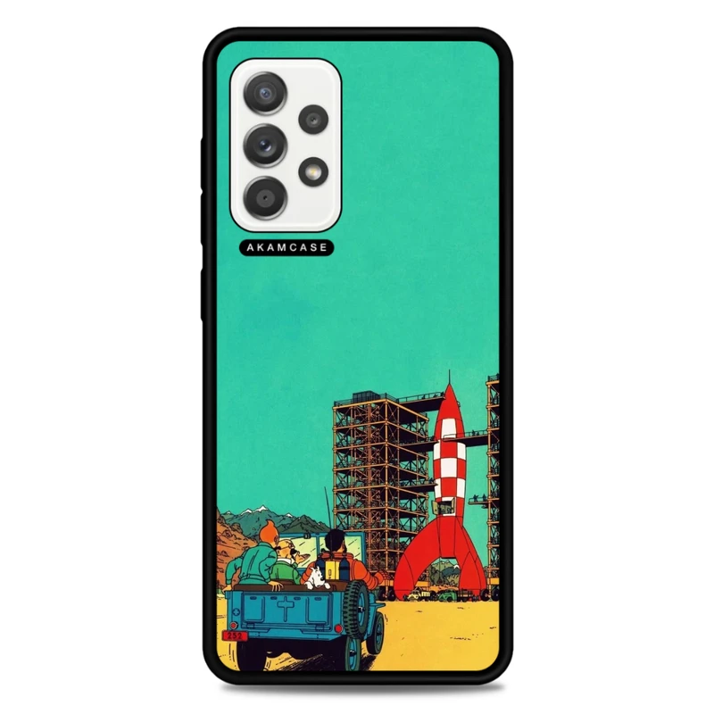 کاور آکام مدل AMC-WSGA52-TINTIN-17 مناسب برای گوشی موبایل سامسونگ Galaxy A52