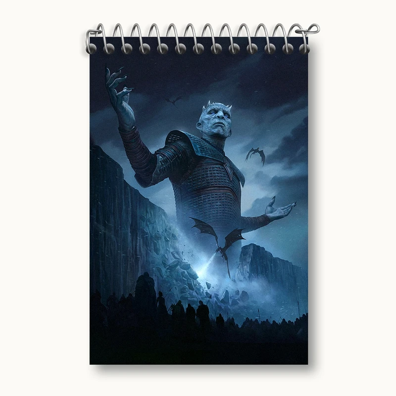 دفتر یادداشت 50 برگ خندالو مدل گیم اف ترونز (Game of Thrones) کد F50