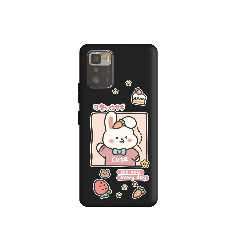 کاور طرح خرگوش کیوت کد m2977 مناسب برای گوشی موبایل شیائومی Redmi Note 10 Pro 5G / Poco X3 GT
