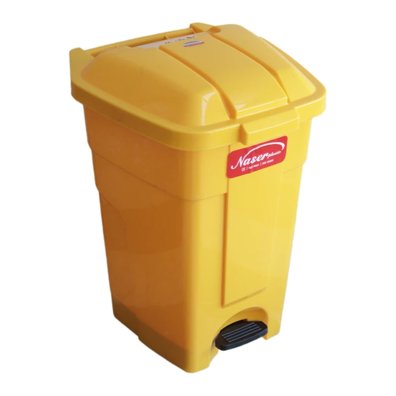 سطل زباله پدالی ناصر پلاستیک مدل YPZ-4800
