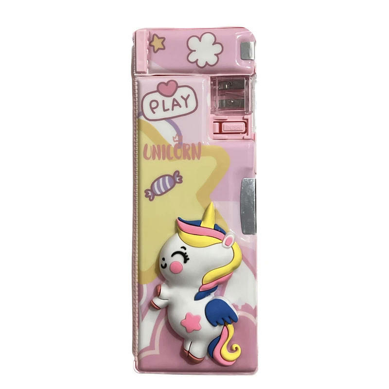 جامدادی مدل مگنتی اسکوییشی طرح یونیکورن کد uni play 11