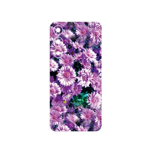 MAHOOT Purple_Flower Cover Sticker for Samsung Galaxy A55