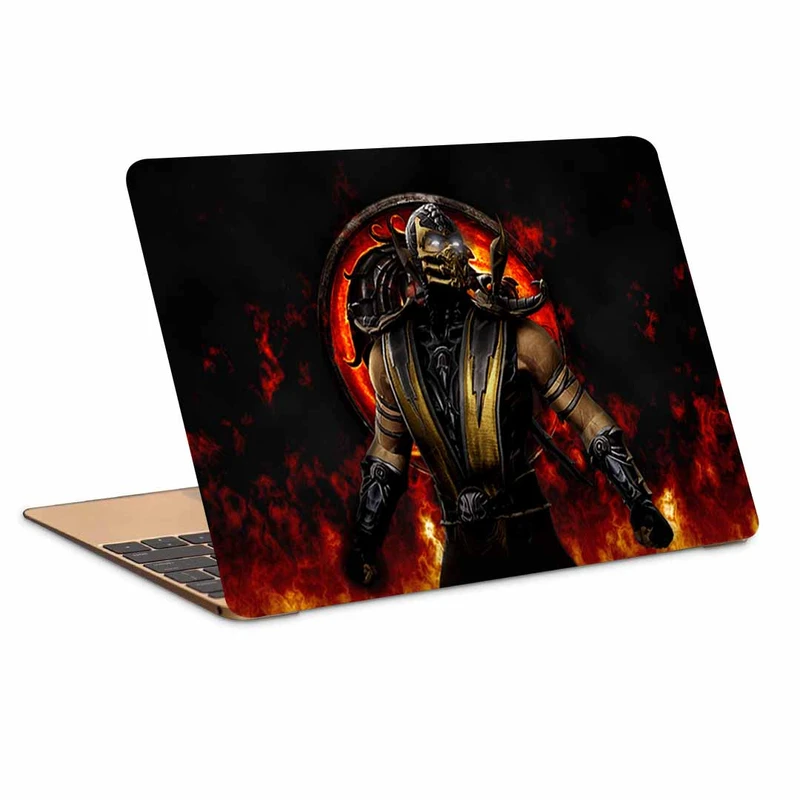 استیکر لپ تاپ طرح scorpion wallpaperکد N-521مناسب برای لپ تاپ 15.6 اینچ