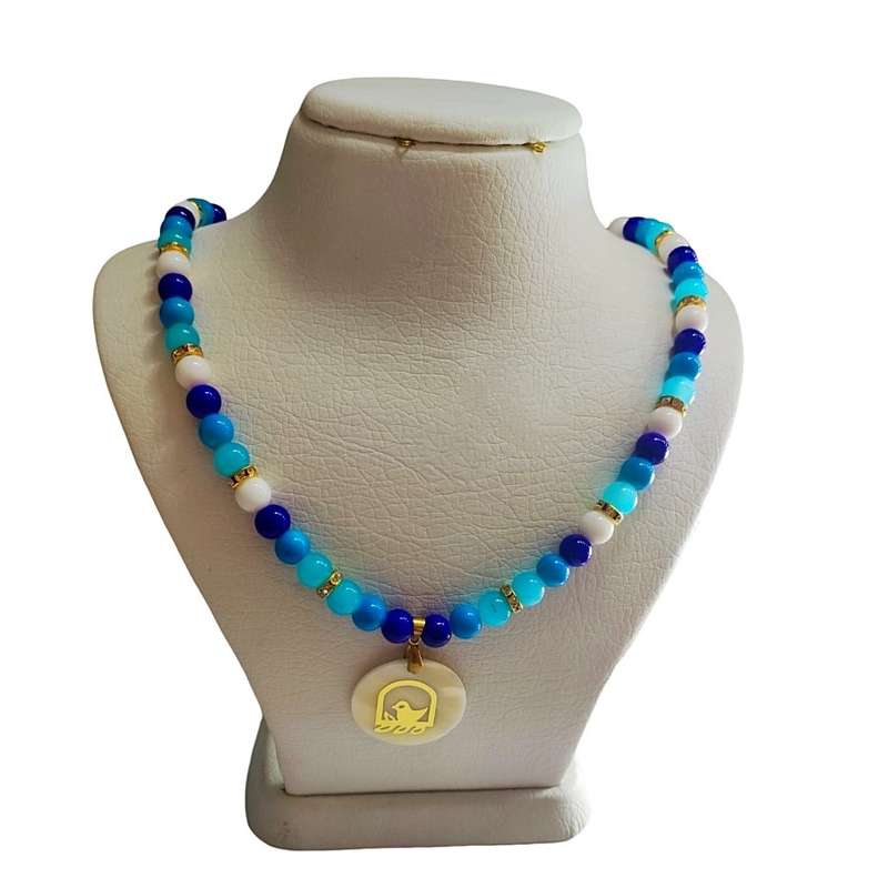 گردنبند دخترانه مدل پرنده صدفی کد U61