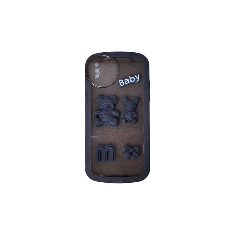 کاور طرح خرس و خرگوش مناسب برای گوشی موبایل اپل iPhone X/Xs