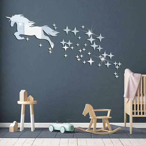 آینه طرح اسب تک شاخ