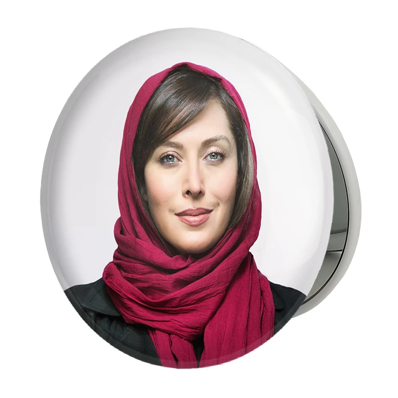 آینه جیبی خندالو طرح مهتاب کرامتی مدل تاشو کد 6229 