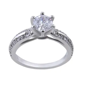 انگشتر نقره زنانه کد AWR_036