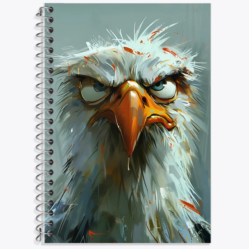 دفتر نت موسیقی 50 برگ خندالو طرح عقاب خنگ کد F6601