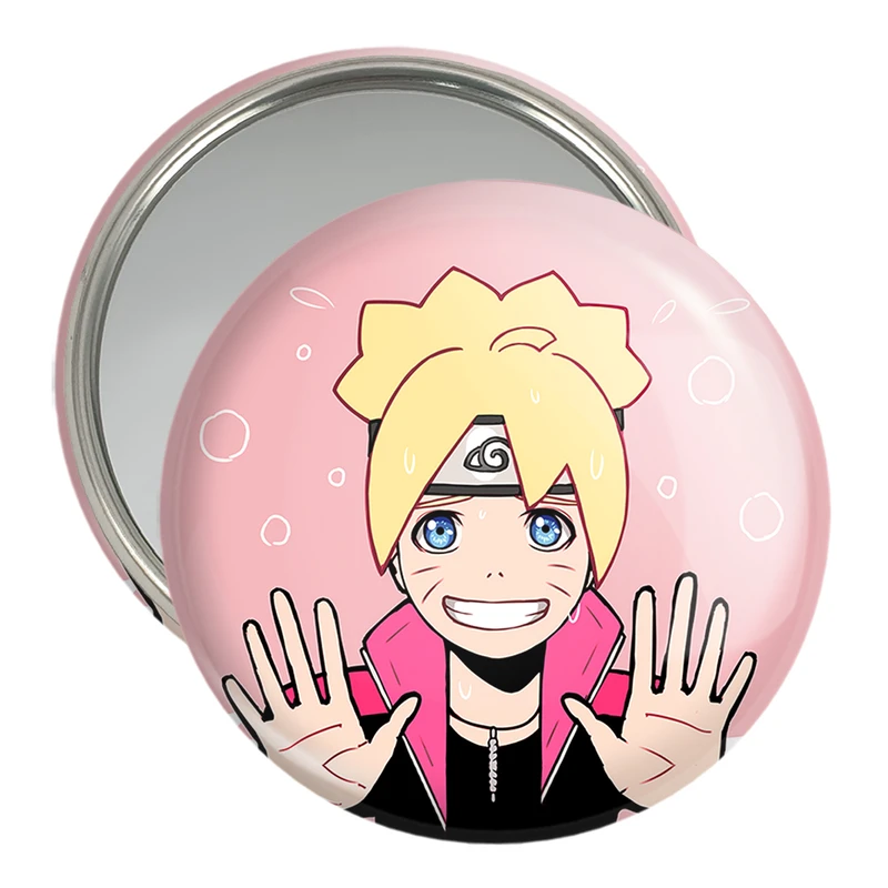 آینه جیبی خندالو مدل بوروتو اوزوماکی انیمه بوروتو Boruto  کد 15725