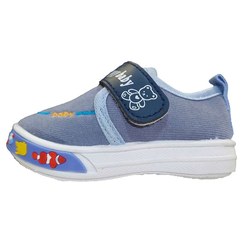 کفش راحتی نوزادی مدل سوت دار کد 64 رنگ آبی