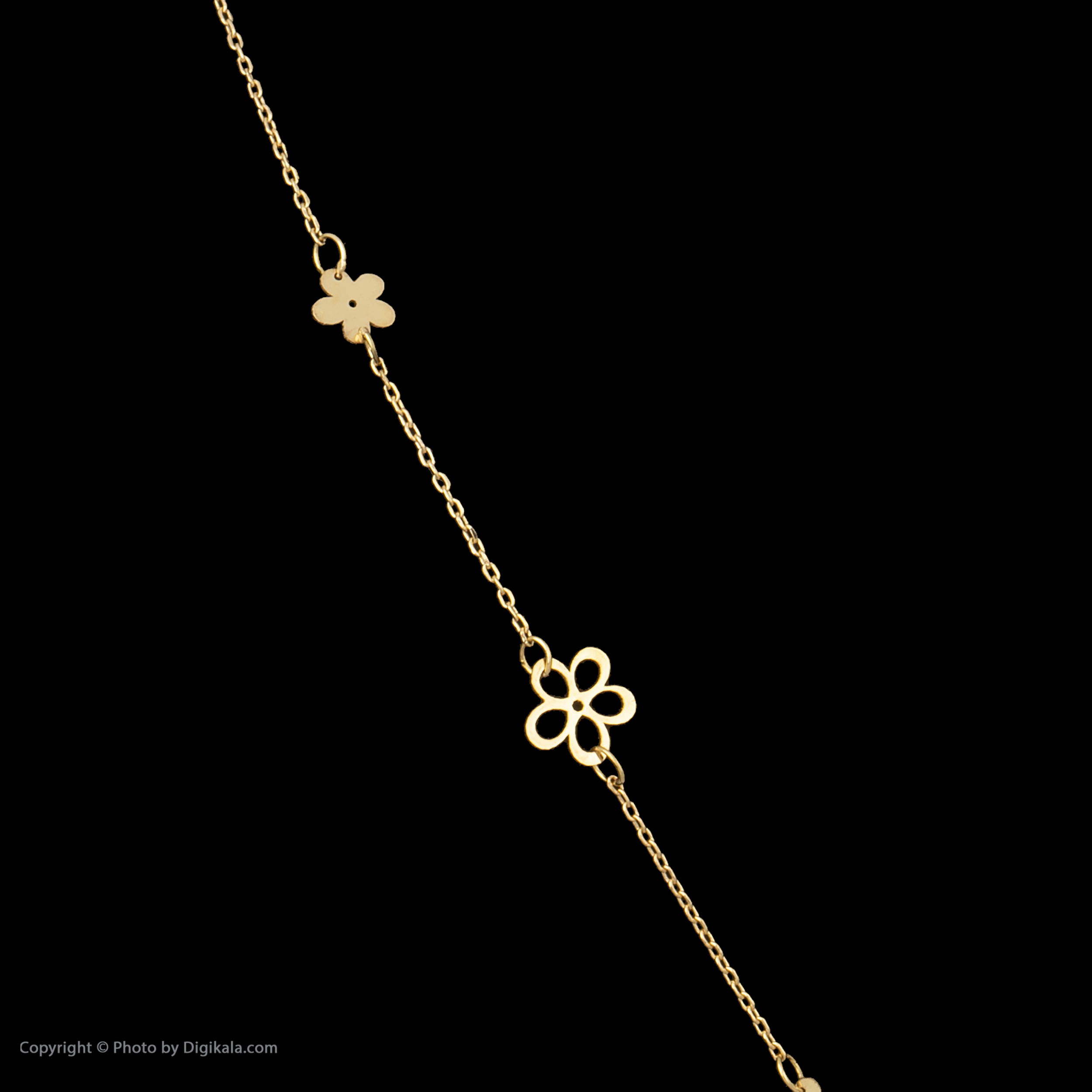 گردنبند طلا 18 عیار زنانه مایا ماهک مدل MM1187 طرح شکوفه سیب -  - 4