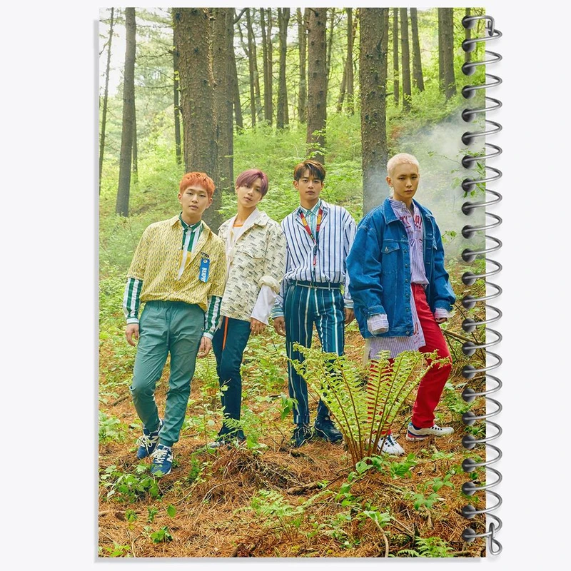 دفتر مشق 50 برگ خندالو مدل گروه شاینی Shinee کد 21372