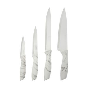 نقد و بررسی سرویس چاقو آشپزخانه 4 پارچه بابسن مدل 0512-3 توسط خریداران