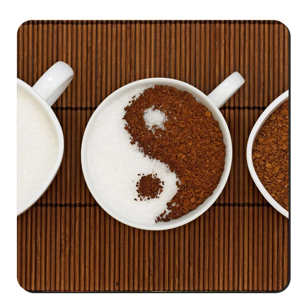  زیر لیوانی طرح قهوه و شکر کد nzl275