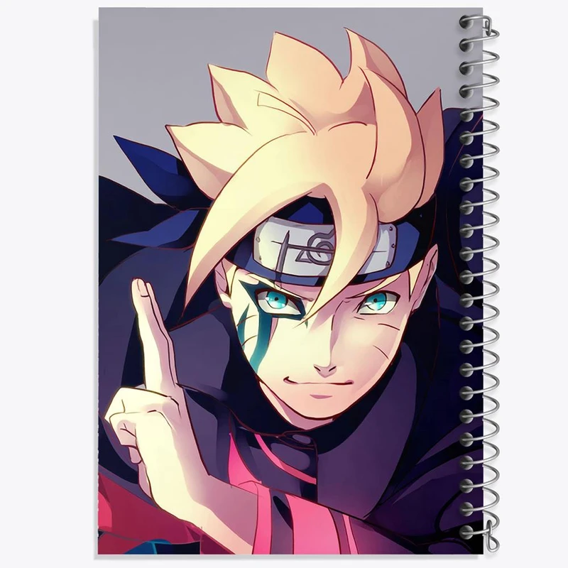 دفتر نت موسیقی 50 برگ خندالو مدل بوروتو اوزوماکی انیمه ناروتو Naruto کد 11251