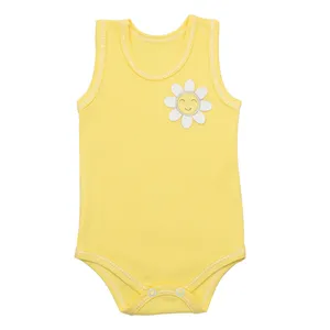 بادی نوزادی دخترانه مدل آفتابگردان