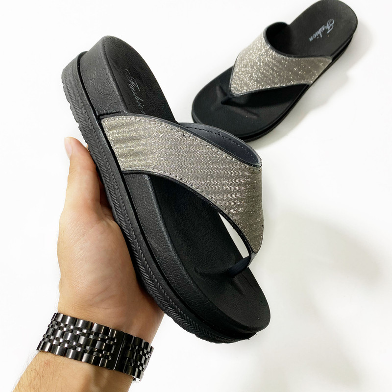 دمپایی لاانگشتی زنانه نیکتا مدل P1-022-GY