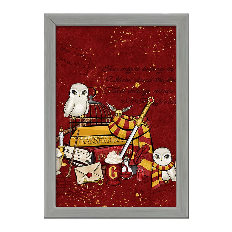 تابلو خندالو طرح هری پاتر خانه گریفیندور کد 24933