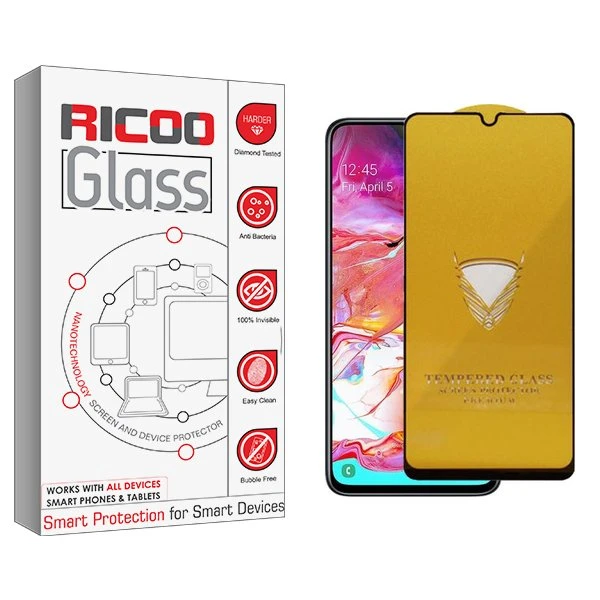 محافظ صفحه نمایش ریکو مدل RiC2 OG مناسب برای گوشی موبایل سامسونگ Galaxy A70