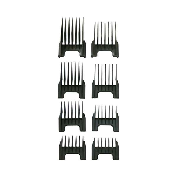 شانه ماشین اصلاح موزر مدل KFT43 مجموعه 8 عددی شانه ماشین اصلاح موزر مدل KFT43 مجموعه 8 عددی